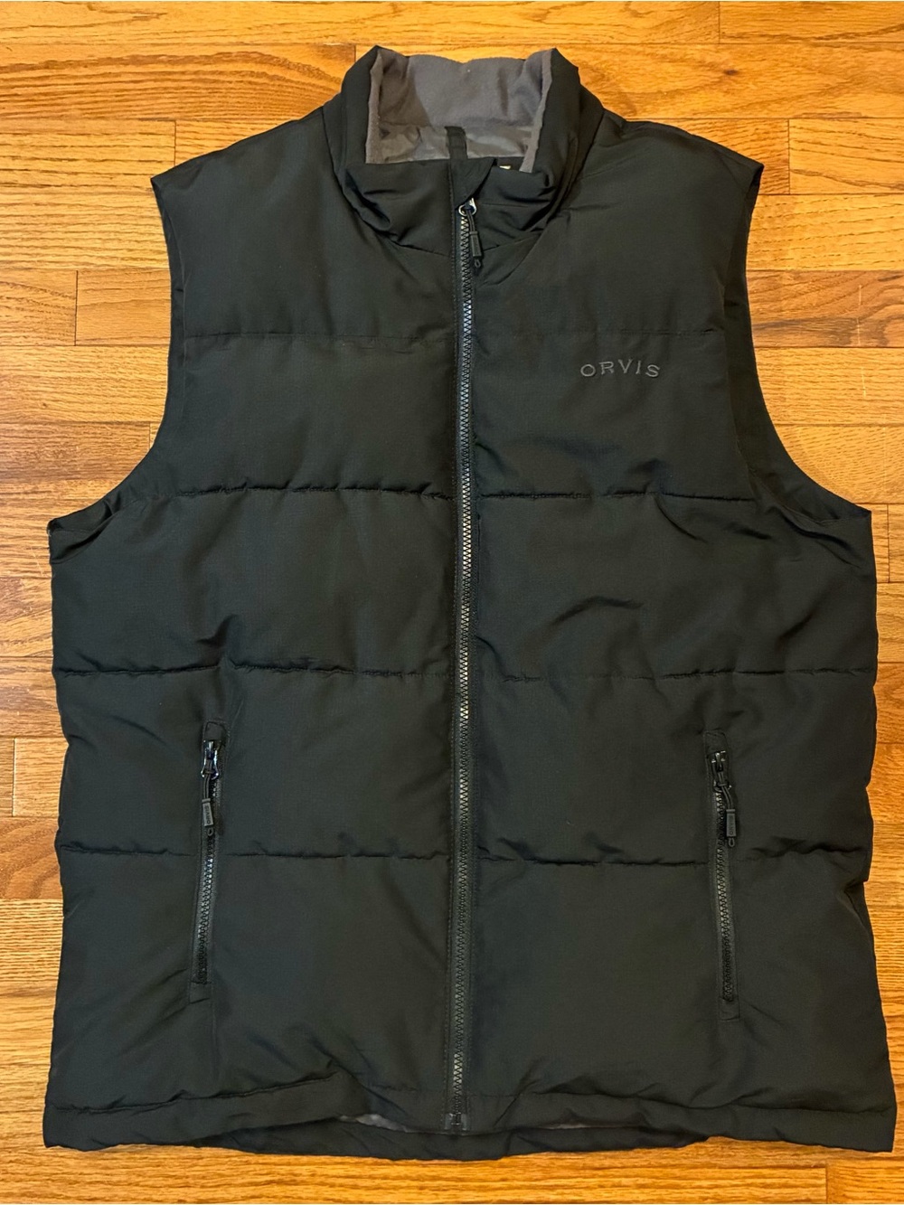 Orvis Men's Black Insulated Quilted Vest Size M
